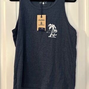 Chubbies Navy Blue Tank Top Sz S